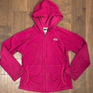North Face girls fleece jacket